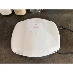Sunbeam WM2686 Indoor Contact Grill Nonstick w Drip Pan Works .